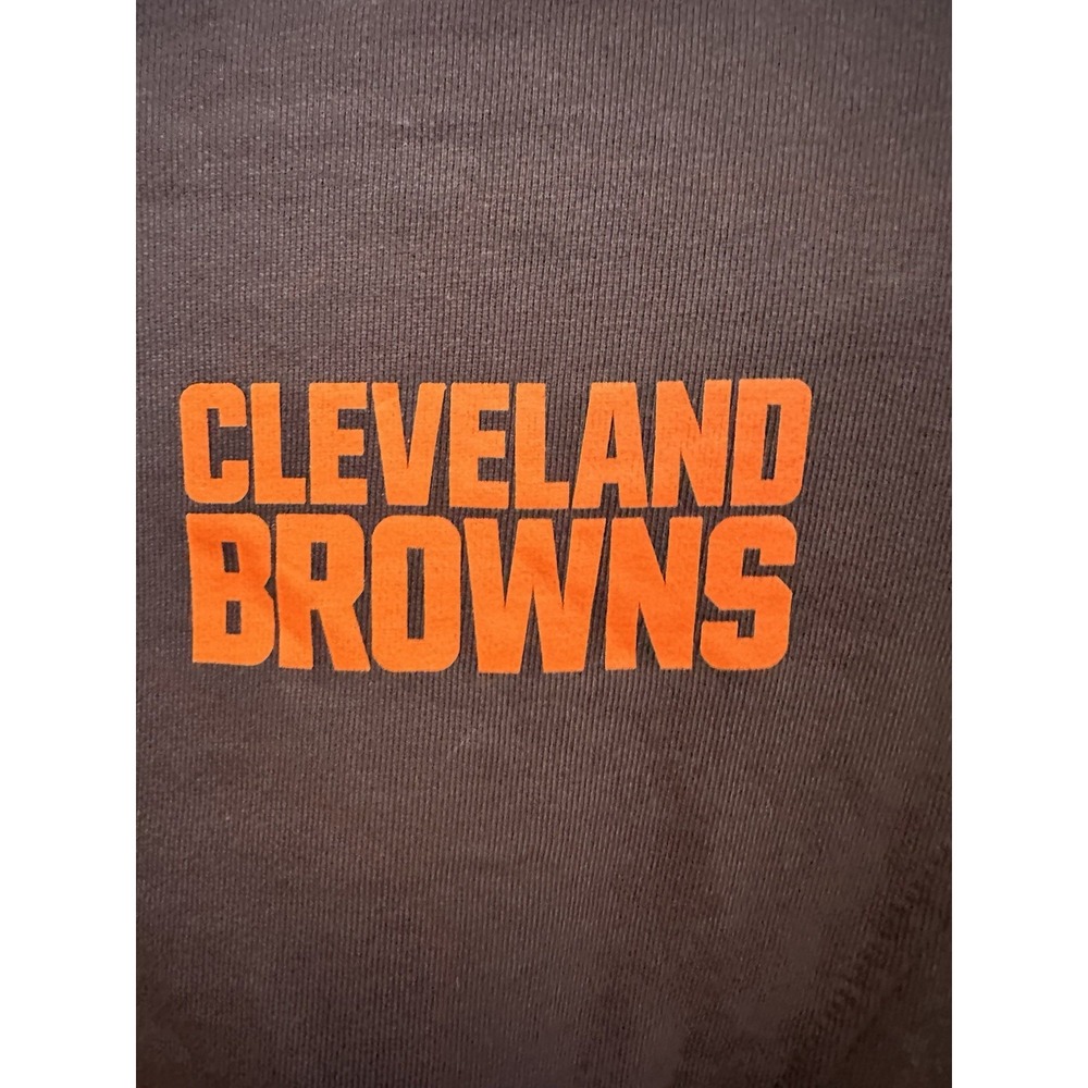 WEAR by Erin Andrews Cleveland Browns Zip Sweatshirt Football Brown Sz‎ Small - Picture 5 of 9
